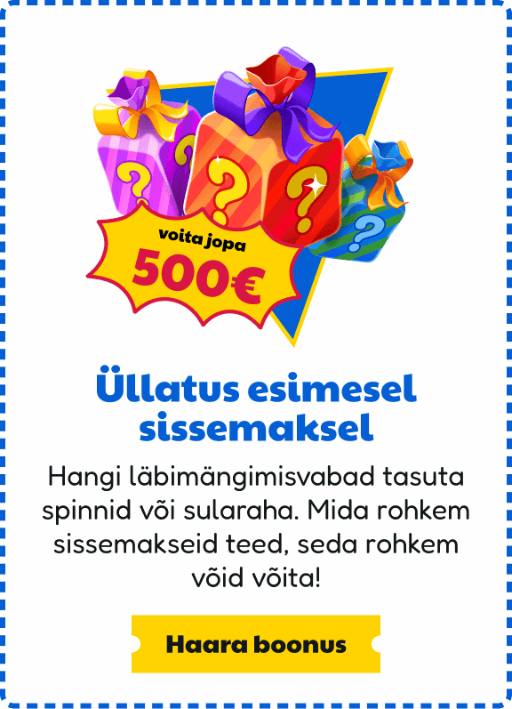 First deposit banner